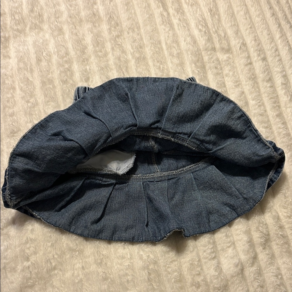 Denim Ruffle Skirt - Picture 5 of 8